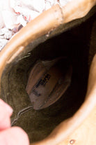 Vintage Stiefel schilf Leder
