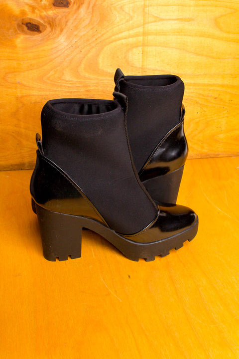 Calvin Klein Stefania Neopren Boots Default Title 39 Designer Frau Gothic Schuhe schwarz Special vintageberlin.de