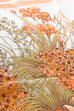 Vintage Tuch zarte Blumen Seide