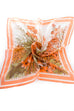 Vintage Tuch zarte Blumen Seide