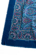 großes Tuch blau Muster