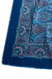 großes Tuch blau Muster