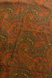 großes Tuch terracotta Muster 70er 80er Accessoires Boho braun bunt Hippie Rockabilly rot Sekretärin Tuch Unisize vintageberlin.de