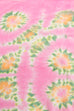 Seiden Tuch rosa Batik 70er 80er Accessoires Boho bunt Hippie pink Rockabilly rosa Sekretärin Tuch Unisize vintageberlin.de