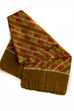 Vintage Tuch Schal khaki Wolle
