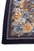 Vintage Tuch blau Muster